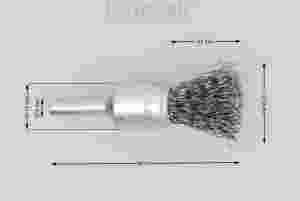 szczotka pędzelkowa średnica głowicy 16 mm drut stalowy 0.3 STA - Szczotki pędzelkowe