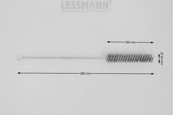 szczotka otworowa średnica 20 mm drut stalowy nierdzewny 0.15 ROF - Szczotki otworowe