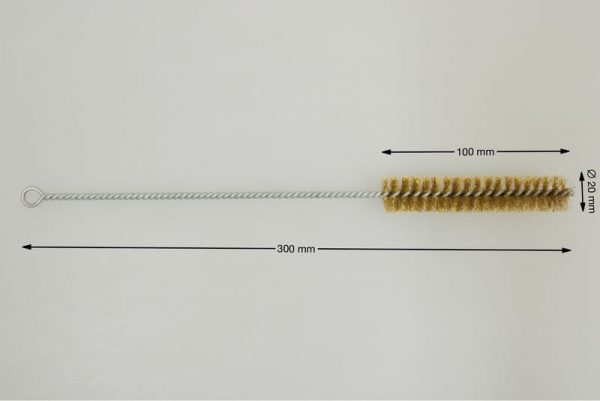 szczotka otworowa średnica 20 mm drut mosiężny 0.15 MES - Szczotki otworowe