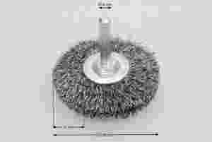 szczotka tarczowa trzpieniowa średnica 60 mm drut stalowy 0.3 STA - Szczotki tarczowe trzpieniowe