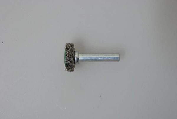 szczotka tarczowa trzpieniowa średnica 20 mm drut stalowy nierdzewny 0.2 ROF - Szczotki tarczowe trzpieniowe