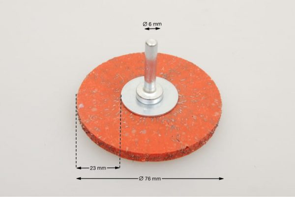 szczotka tarczowa trzpieniowa średnica 76 mm drut stalowy 0.3 STA - Szczotki tarczowe trzpieniowe