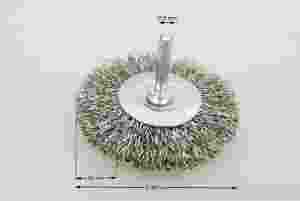 szczotka tarczowa trzpieniowa średnica 80 mm drut stalowy 0.5 STA - Szczotki tarczowe trzpieniowe