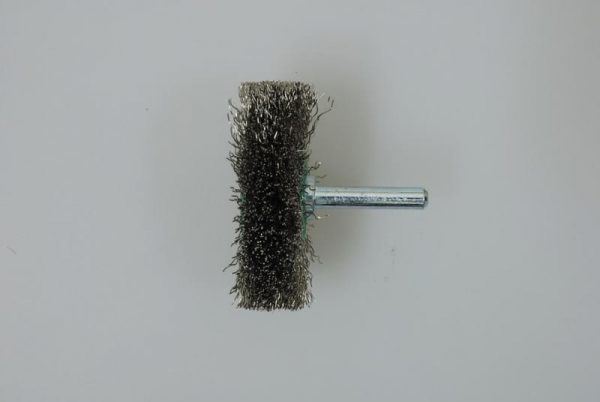 szczotka tarczowa trzpieniowa średnica 60 mm drut stalowy nierdzewny 0.3 ROF - Szczotki tarczowe trzpieniowe