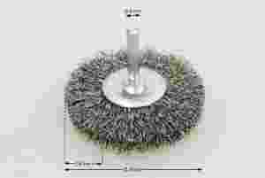szczotka tarczowa trzpieniowa średnica 70 mm drut stalowy 0.3 STA - Szczotki tarczowe trzpieniowe